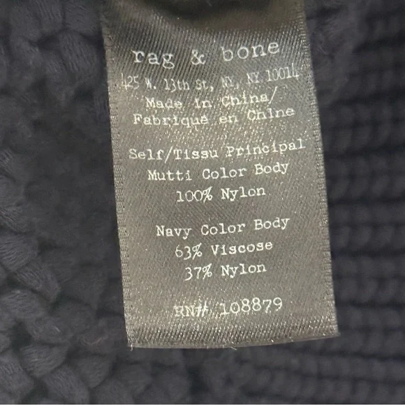 Rag & Bone Carmen V-Neck Sleeveless Knit Colorblock Pullover Vest XS - Picture 7 of 8